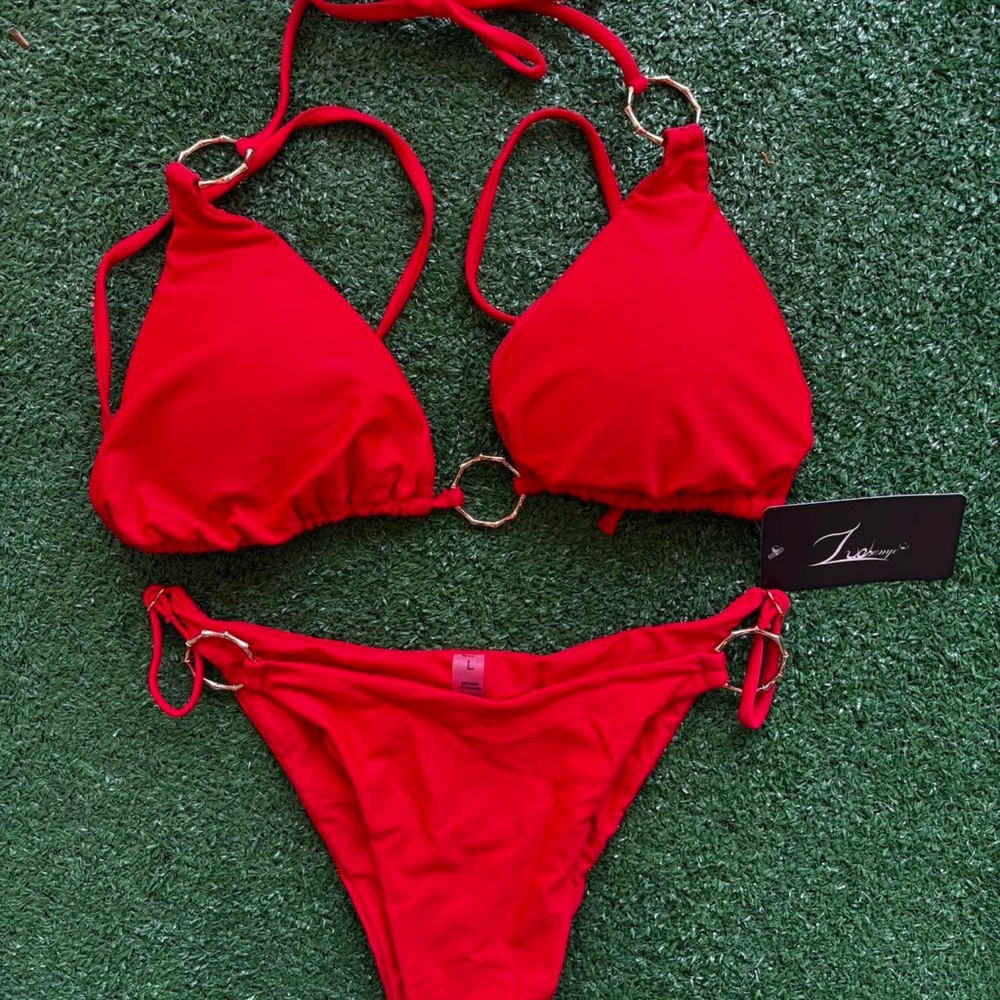 Red Bikini Set
